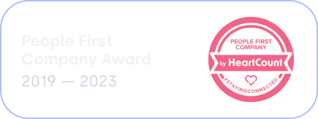 People First Company Award 2019-2023 by HeartCount badge