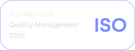 ISO 9001:2015 Quality Management certification badge